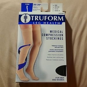 Medical compression stockings for men and women thigh high closed toe